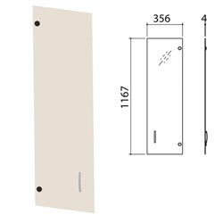 Дверь СТЕКЛО тонированное, средняя, "Приоритет", 356х4х1167 мм, БЕЗ ФУРНИТУРЫ, К-941 - фото 16440991