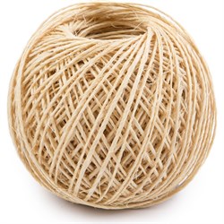 Шпагат сизалевый Gamma ШС2 100% сизаль, 1 мм, 109 ярд, 100 м, суровый - фото 16448662