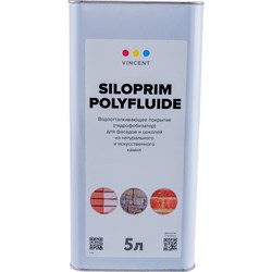 Профессиональный гидрофобизатор для фасадов и цоколей VINCENT DECOR SILOPRIM POLYFLUIDE - фото 16448716