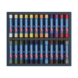 Пастель сухая художественная BRAUBERG ART "Летние ночи", 24 цвета, круглое сечение, 182090 - фото 16452290