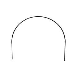 Прямая пластиковая дуга ЧЗМ 2488 - фото 16457793