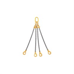 Цепной строп Сталь-91 4СЦ - 11,2/6000 звено ОВ увеличенное, укоротители, крюки самозак. - фото 16463078