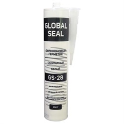 Санитарный силиконовый герметик GlobalSeal GS-28 - фото 16468437