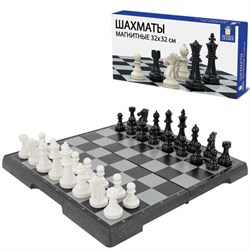 Шахматы магнитные ХИТ, доска 32х32 см, ЗОЛОТАЯ СКАЗКА, 665762 - фото 16475326
