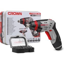 Аккумуляторный шуруповерт Crown CT22024 MC - фото 16480800