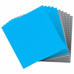 Салфетки губчатые для уборки кухни 15х15 см, ЦЕЛЛЮЛОЗНЫЕ, КОМПЛЕКТ 10 шт., 5 серых / 5 голубых, LAIMA, 700263 - фото 16495200