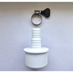 Прямой переходник для подключения сливного шланга VIVALDO ШГ111122 - фото 16499778