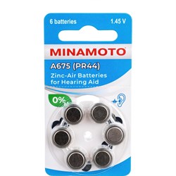 Слуховая батарейка MINAMOTO 88675 - фото 16502260