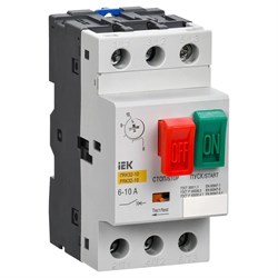 Автоматический выключатель защиты двигателя IEK ПРК 32-10 - фото 16504517