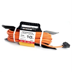 Одноместный удлинитель-шнур Stekker HM05-01-10 Home - фото 16508983