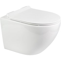 Безободковый подвесной унитаз BOND Oval - фото 16510036