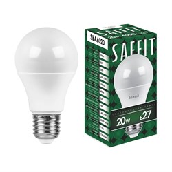 Светодиодная лампа SAFFIT E27 20W 4000K - фото 16517604