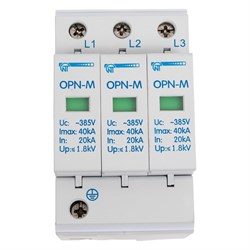 Ограничитель импульсных перенапряжений Новатек-Электро OPN-M - фото 16517992