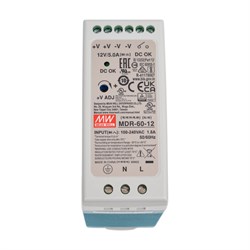 Источник питания Mean Well MDR-60-12 - фото 16518560