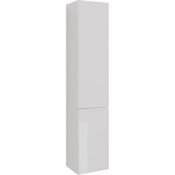 Пенал Lemark MIANO 35 см, подвесной/напольный, правый, 2-х дверный, цвет корпуса, фасада: белый глянец - фото 16519678