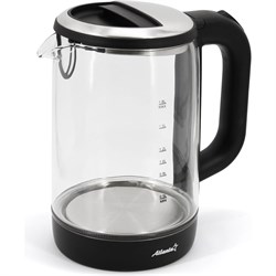 Стеклянный электрический чайник Atlanta ATH-2475 black - фото 16525493