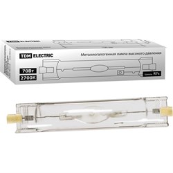 Металлогалогенная лампа TDM ELECTRIC ДРИ 70 2700 К Rх7s - фото 16527672