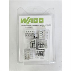 Восьмипроводная соединительная клемма WAGO 2273-208 - фото 16528794