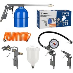 Набор пневмоинструмента DEKO DKSG05 - фото 16531985