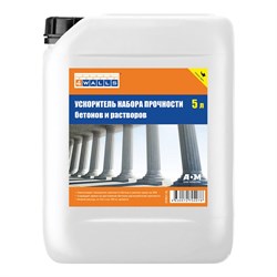Добавка-ускоритель набора прочности для бетонов и растворов 4WALLS 128888 - фото 16534427