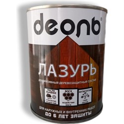 Декоративный деревозащитный состав Деоль Лазурь - фото 16535675
