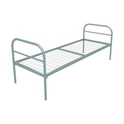 Металлическая одноярусная кровать SAMGRUPP эконом - фото 16538510
