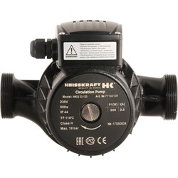 Насос Heisskraft HKS 25-60, 1x230 В, G 1 1/2", PN 10, 180 мм, 3 скорости, с гайками G 1 1/2 - Rp 1" - фото 16538955