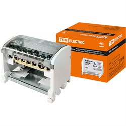 Модульный распределительный блок на DIN-рейку TDM ELECTRIC МРБ-100 - фото 16546640