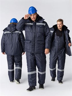 Костюм зимний Мерак-2 СОП (тк.Оксфорд) п/к, т.синий - фото 16559453