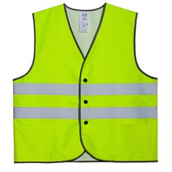 Жилет сигнальный огнестойкий Прометей СОП-2 (тк.Полиэфир,250) тип-3, лимонный - фото 16559492