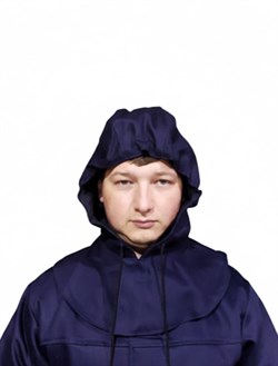 Подшлемник для защиты от искр и брызг расплавленного металла (тк. Велдшилд,450), т.синий - фото 16559579