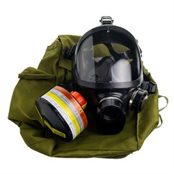Противогаз промышленный Бриз-3301 (ППФ) А1В1Е1Р1 R D с маской ППМ-88 - фото 16559673