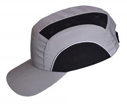Каскетка защитная с СОП, св.серо-черный - фото 16559836