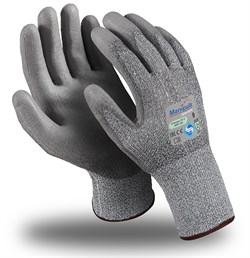 Перчатки Manipula Specialist® Стилкат ПУ 5 (Sapphire+полиуретан), HРP-107/MG-466 - фото 16559917