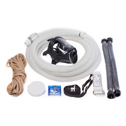 Противогаз шланговый Бриз-0302 (ПШ-20С) шланг ПВХ с 1 маской ППМ - фото 16560265