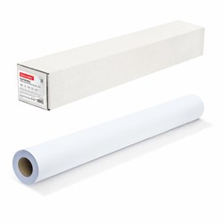 Бумага широкоформатная рулон для плоттера, 1067 мм х 45 м х втулка 50,8 мм, 90 г/м2, белизна CIE 146%, BRAUBERG, 110631 - фото 16561861
