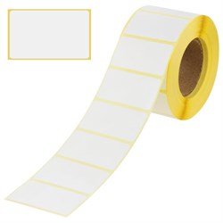 Этикетки термотрансферные, ПОЛУГЛЯНЕЦ, 43х25 мм, 1000 этикеток в ролике, 111972 - фото 16561881