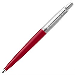 Ручка шариковая PARKER "Jotter Orig Red", корпус красный, детали нержавеющая сталь, синяя, RG0033330 - фото 16562307
