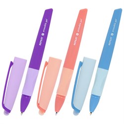 Ручка стираемая гелевая с эргономичным грипом BRAUBERG REPEAT COLOR, СИНЯЯ, ассорти, 0,5 мм,144072 - фото 16562318
