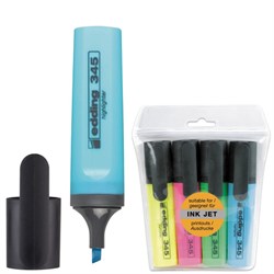 Набор текстовыделителей EDDING 4 шт., АССОРТИ, "345", линия 2-5 мм, E-345/4S/BTS, Е-345-4S - фото 16562381