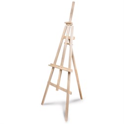 Мольберт напольный «Ученический», размер полок 130 см, угол 50-90°, в собранном виде 66х183х88 см, Невская Палитра, 750 02-1 - фото 16562642