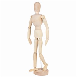Манекен человека художественный BRAUBERG ART CLASSIC, мужской, дерево, высота 30 см., 191289 - фото 16562663
