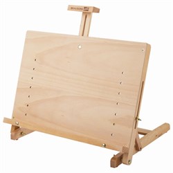 Мольберт настольный BRAUBERG ART CLASSIC, регулируемый верхний держатель, 50х37х39 см, бук, 191756 - фото 16562693