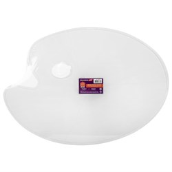 Палитра художественная пластиковая овальная без ячеек, 41х29 см, BRAUBERG ART DEBUT, 192231 - фото 16562700