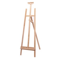 Мольберт напольный из бука, 158х50х87 см, высота холста до 121 см, лакированный, BRAUBERG ART CLASSIC, 192259 - фото 16562706