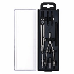 Готовальня 7 предметов, пластиковый пенал, GLOBUS, НЧ7-30-50 - фото 16562827