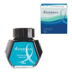 Чернила WATERMAN (Франция), 50 мл, S0110720, синие - фото 16562966