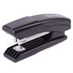 Степлер №10 BRAUBERG "Black Jack", до 18 листов, антистеплер, черный, 227763 - фото 16563036