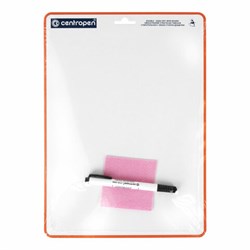 Доска двусторонняя маркерная А4 (240х337 мм), КЛЕТКА, 1 маркер + салфетка, CENTROPEN, 7779, 5 7779 0185 - фото 16563139