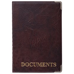 Обложка для автодокументов, 128х92 мм, ПВХ под кожу, конгревное тиснение, цвет ассорти, А5-12 - фото 16563142